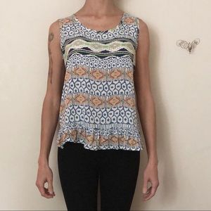 ❌ Sold ❌ 3 for $20 - Funky and Colourful Sleeveless Top